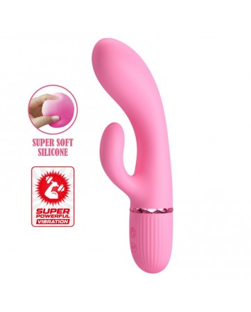 Marski Vibrador con Rabbit Punto G Rosa