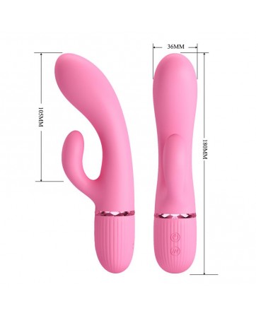 Marski Vibrador con Rabbit Punto G Rosa