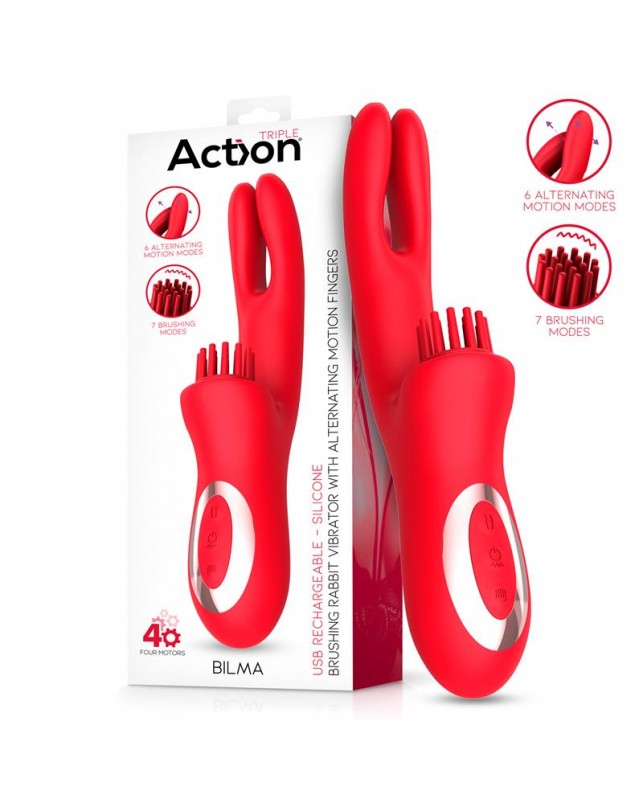 Bilma Vibrador con Movimientos Alternantes y Brushing 4 Motores