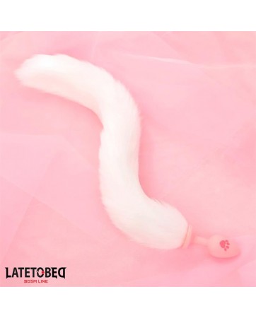 Plug Anal con Cola de Zorro Rosa