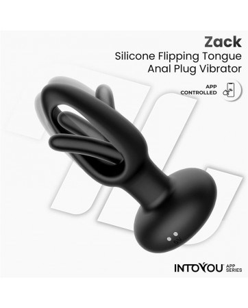 Zack Plug Anal con Flipping Tongue y Vibracion con App