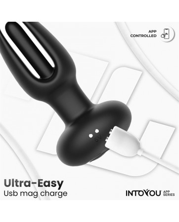 Zack Plug Anal con Flipping Tongue y Vibracion con App