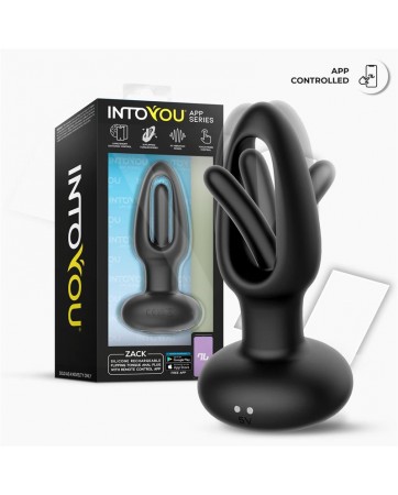 Zack Plug Anal con Flipping Tongue y Vibracion con App