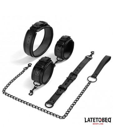 Restricciones con Collar con Correa y Esposas