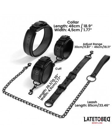 Restricciones con Collar con Correa y Esposas