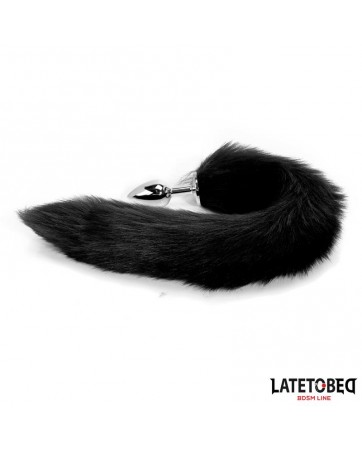 Plug Anal con Cola Negro 40 cm