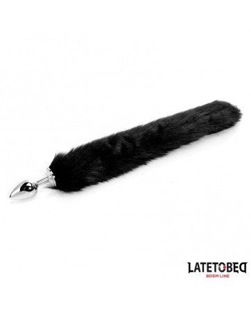 Plug Anal con Cola Negro 40 cm