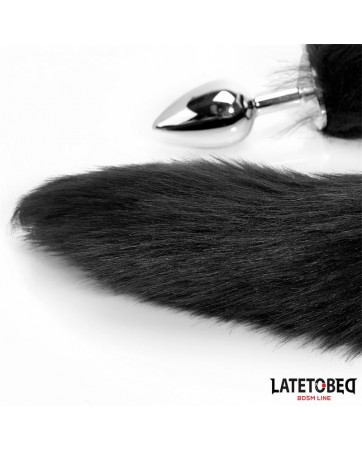 Plug Anal con Cola Negro 40 cm