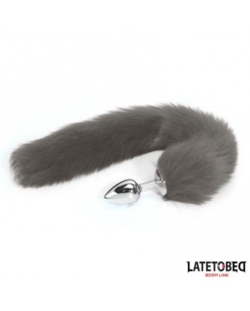 Plug Anal con Cola Gris 40 cm