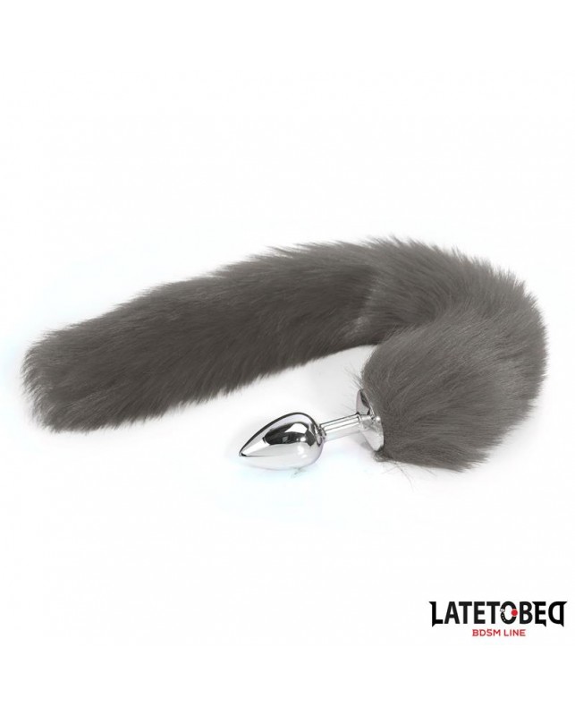 Plug Anal con Cola Gris 40 cm