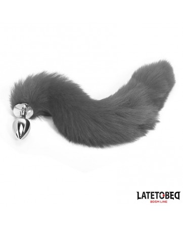 Plug Anal con Cola Gris 40 cm
