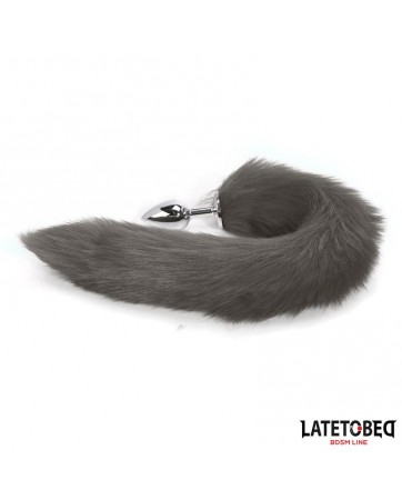 Plug Anal con Cola Gris 40 cm