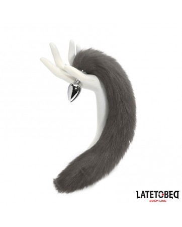 Plug Anal con Cola Gris 40 cm