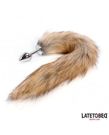 Plug Anal con Cola Marron 40 cm