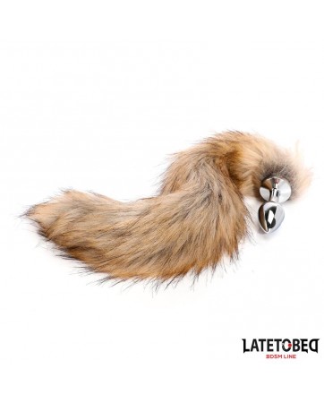 Plug Anal con Cola Marrón