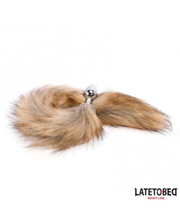 Plug Anal con Cola Marron 40 cm