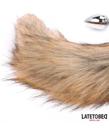 Plug Anal con Cola Marron 40 cm