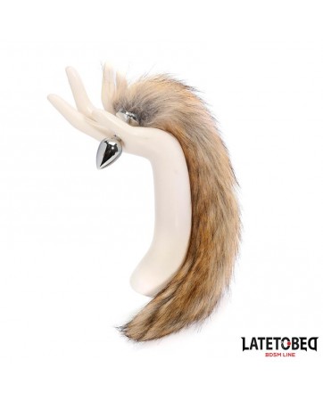 Plug Anal con Cola Marron 40 cm