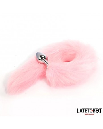 Plug Anal con Cola Rosa