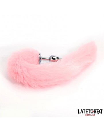 Plug Anal con Cola Rosa 40 cm