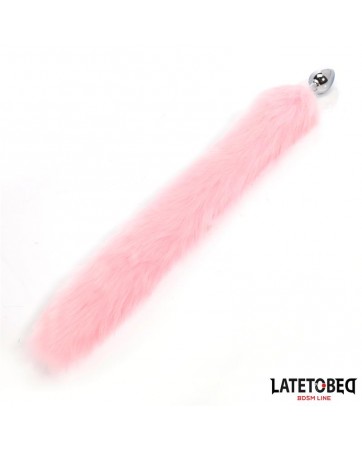 Plug Anal con Cola Rosa 40 cm
