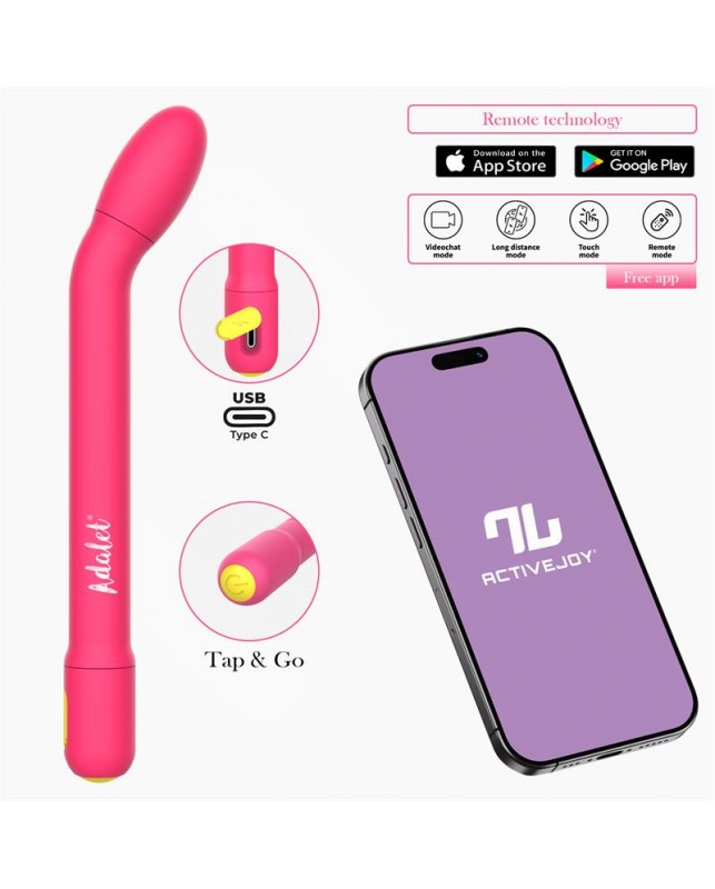 Gently Estimulador Punto G con APP Rosa