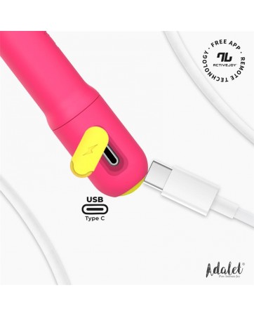 Gently Estimulador Punto G con APP Rosa