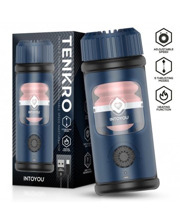 Tenkro Masturbador con Thrusting y Calor USB C