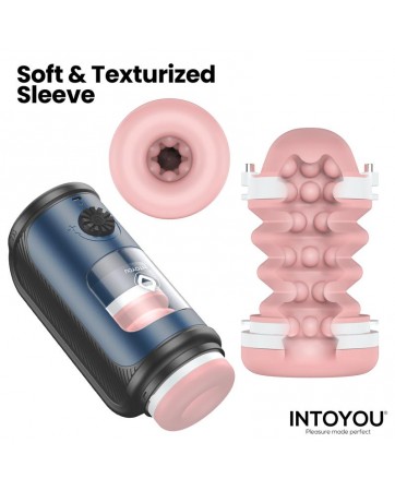 Tenkro Masturbador con Thrusting y Calor USB C