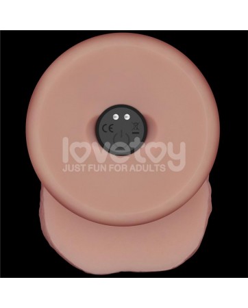 Dildo con Vibracion Piel Deslizante Silicona Dual Layer 85