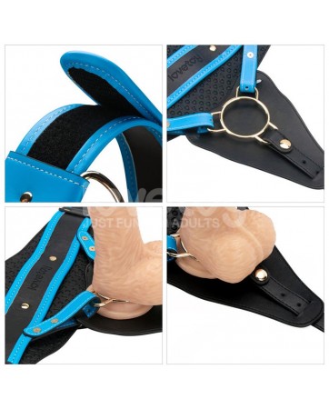 Arnes con Dildo con Vibracion 85