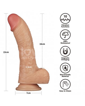 Arnes con Dildo con Vibracion 85