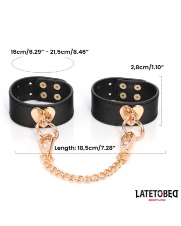 Kit Bondage de 8 Pz Cuero con Maletin de Almacenaje