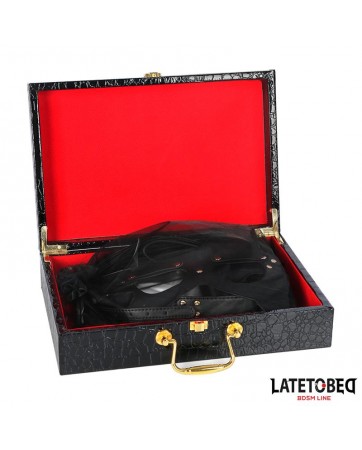 Kit Bondage de 8 Pz Cuero con Maletin de Almacenaje