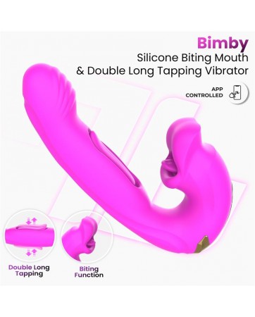 Bimby Vibrador con Mordisqueo y Lengua Doble Tapping con APP