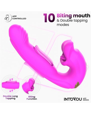 Bimby Vibrador con Mordisqueo y Lengua Doble Tapping con APP