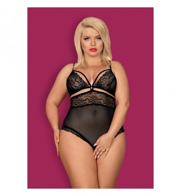 Bodysuit Entrepierna Abierta Negro