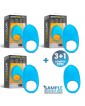 Pack 3 Muestra Ringo Anillo Vibrador con APP Azul