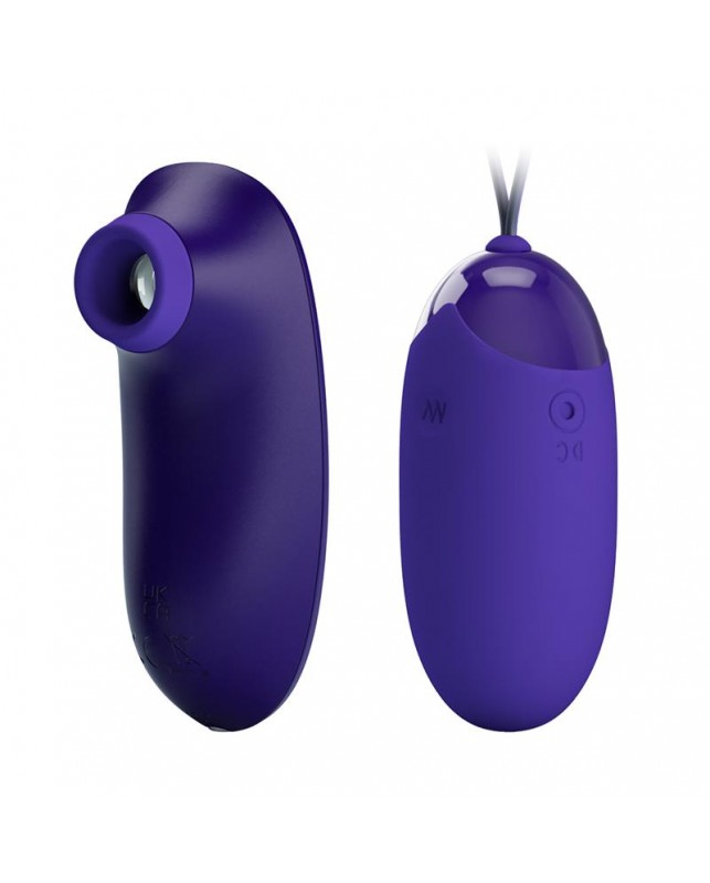Succionador de Clitoris y Huevo Vibrador