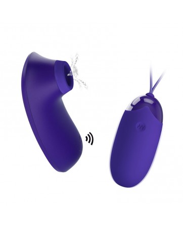 Succionador de Clitoris y Huevo Vibrador