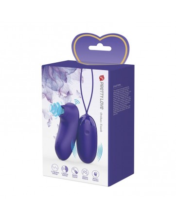 Succionador de Clitoris y Huevo Vibrador
