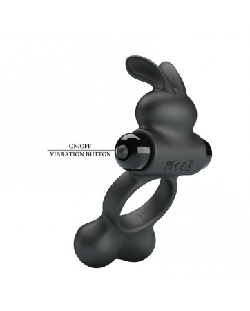 Yusuf Anillo para el Pene con Bolas de Metal 2x33gr