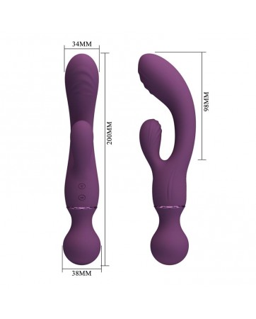 All Roundet Vibrador y Masajeador 2 en 1