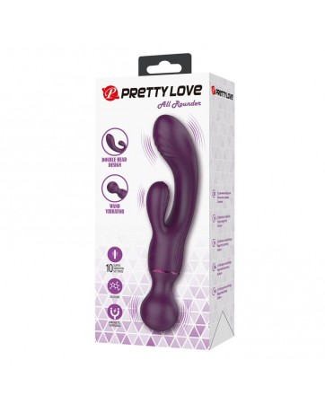 All Roundet Vibrador y Masajeador 2 en 1