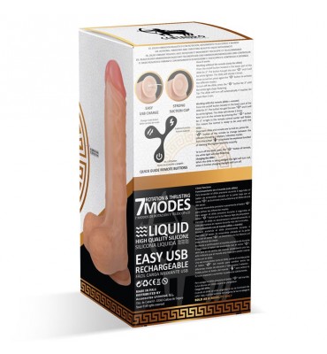 Cesur Version 20 Dildo Realista Rotacion Movimiento Telescopico y Control Remoto USB