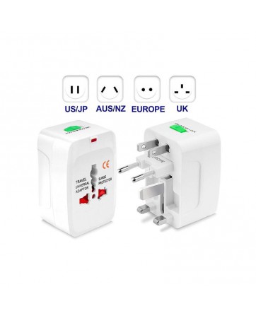 Adaptador Universal de Viaje US AU UK EU