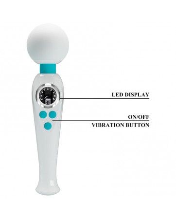 Skyler Masajeador con Pantalla Digital Blanco