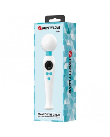 Skyler Masajeador con Pantalla Digital Blanco