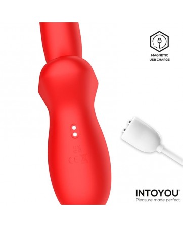 Vyron Vibrador con Thrusting y Biting Mordisqueo