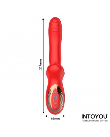 Vyron Vibrador con Thrusting y Biting Mordisqueo